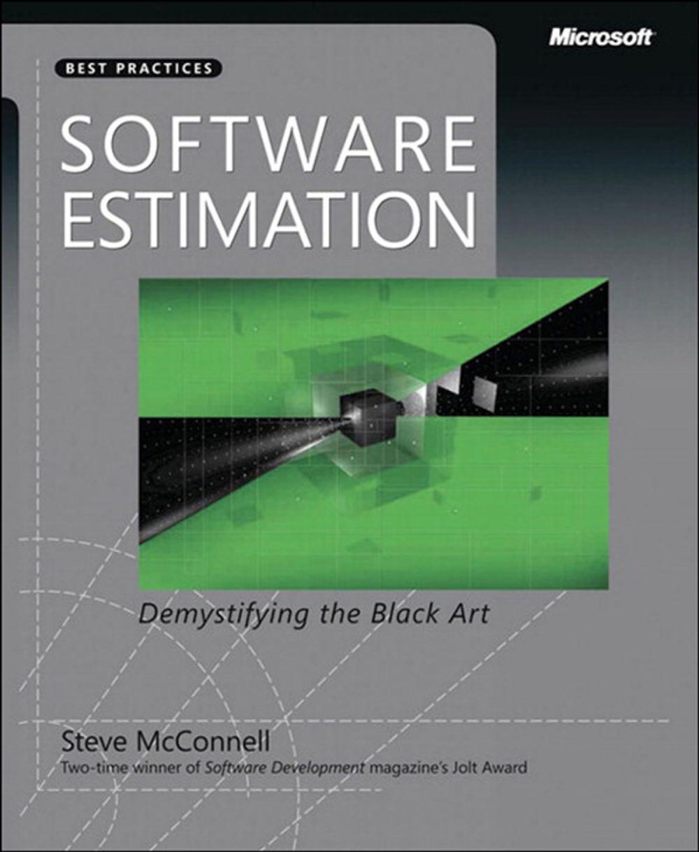 Big bigCover of Software Estimation