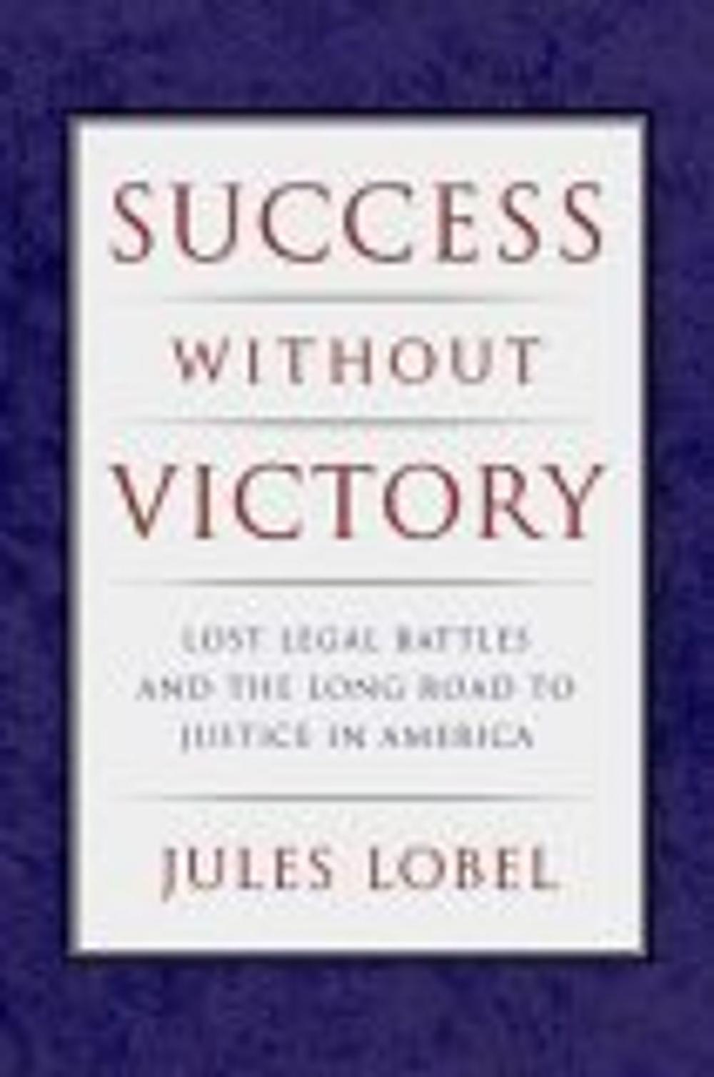 Big bigCover of Success Without Victory