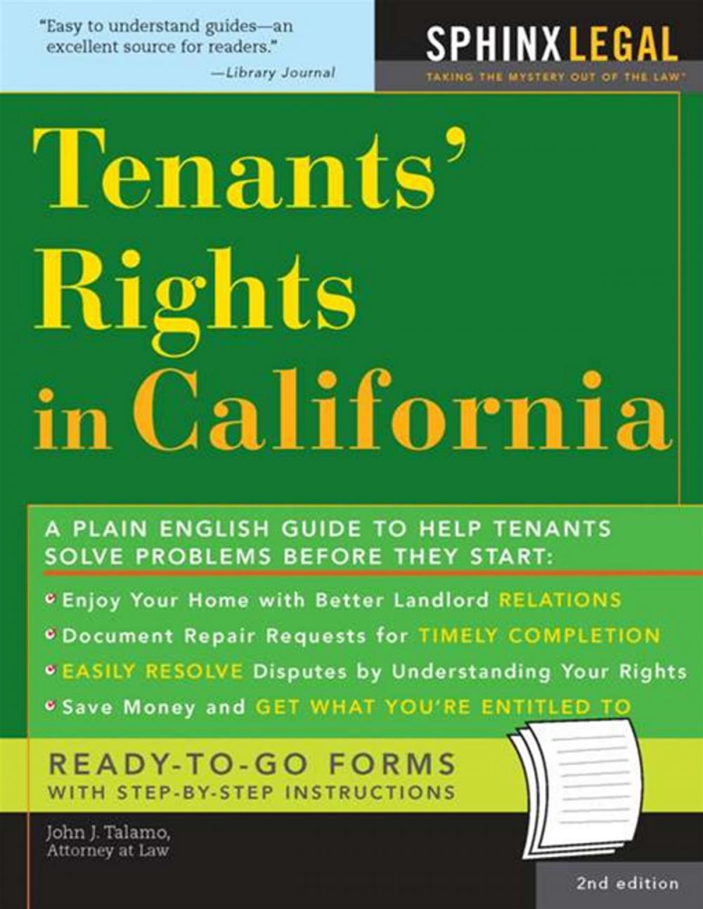 Big bigCover of Tenants' Rights in California