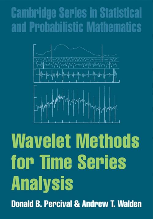 Cover of the book Wavelet Methods for Time Series Analysis by Donald B. Percival, Andrew T. Walden, Cambridge University Press