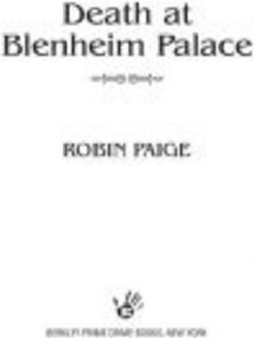 Cover of the book Death at Blenheim Palace by Robin Paige, Penguin Publishing Group