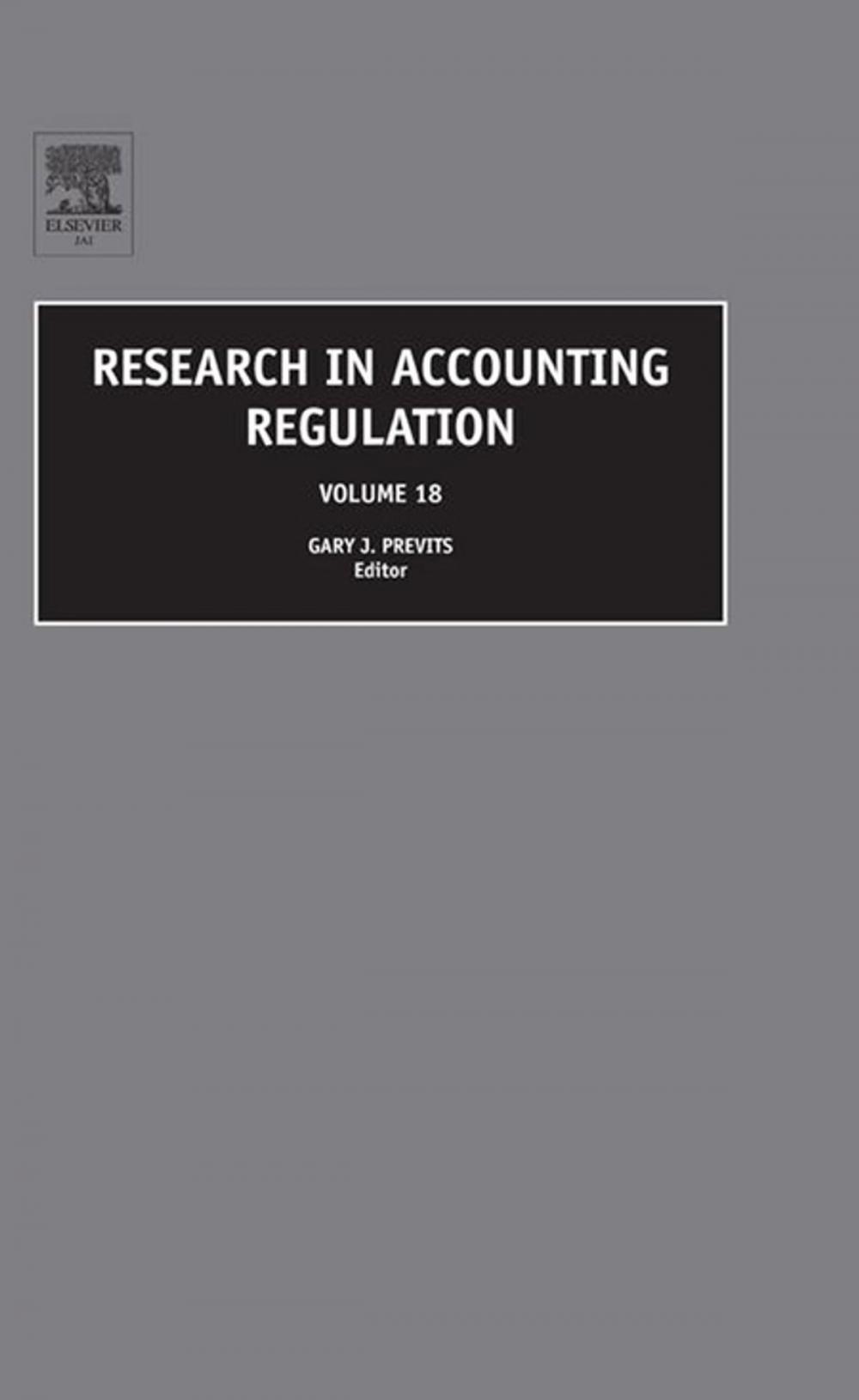 Big bigCover of Research in Accounting Regulation