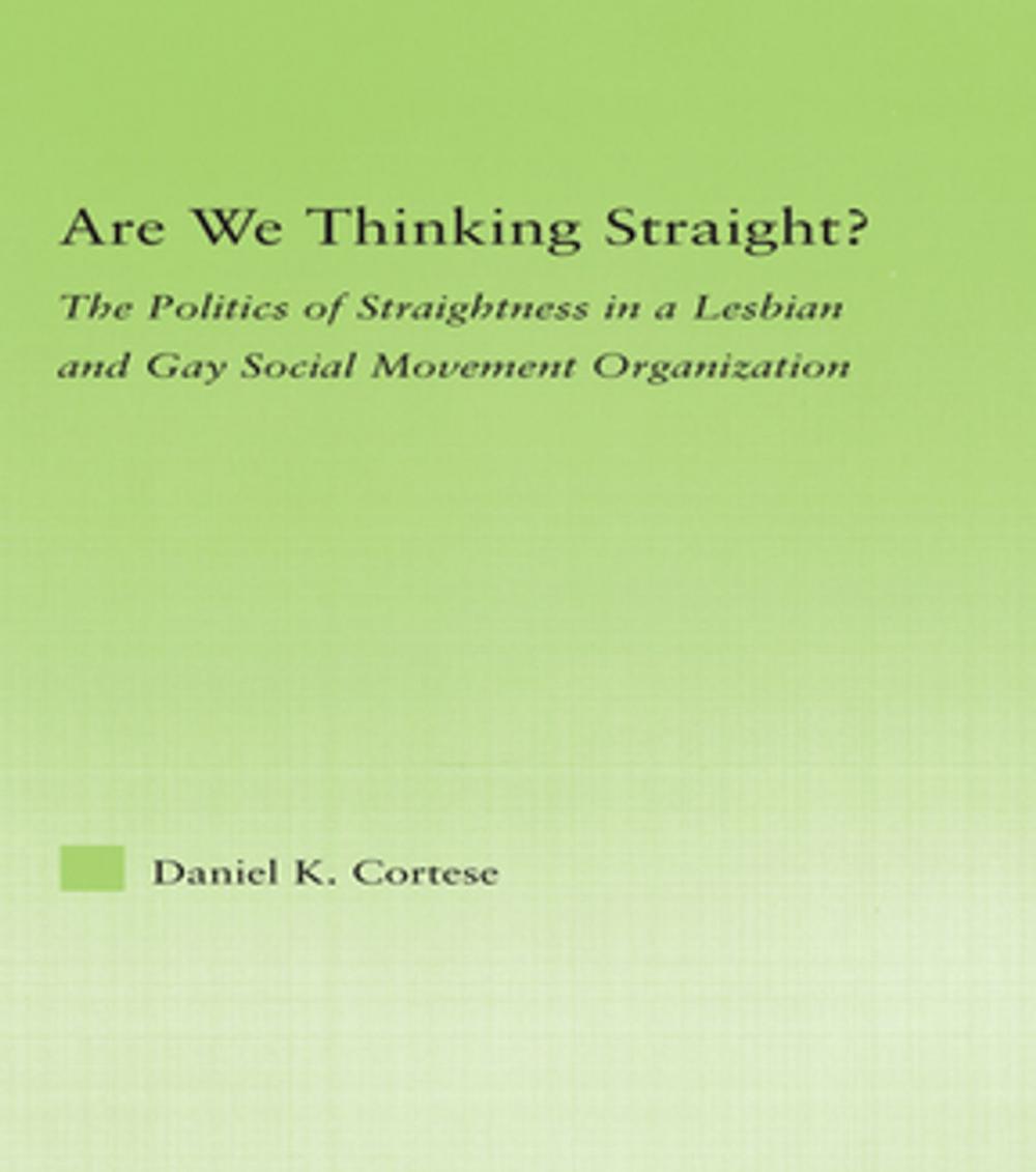 Big bigCover of Are We Thinking Straight?