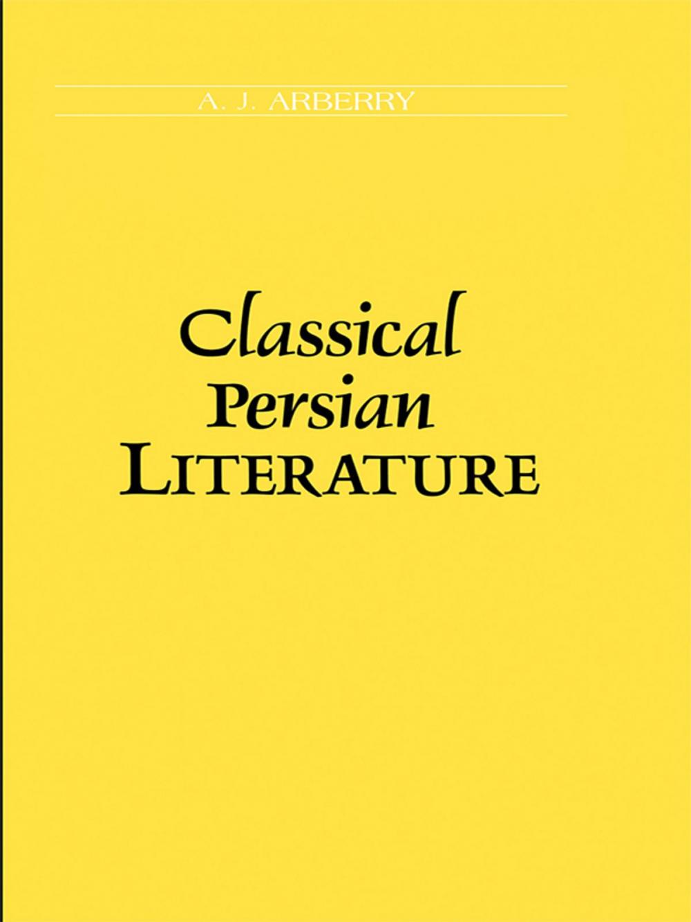 Big bigCover of Classical Persian Literature