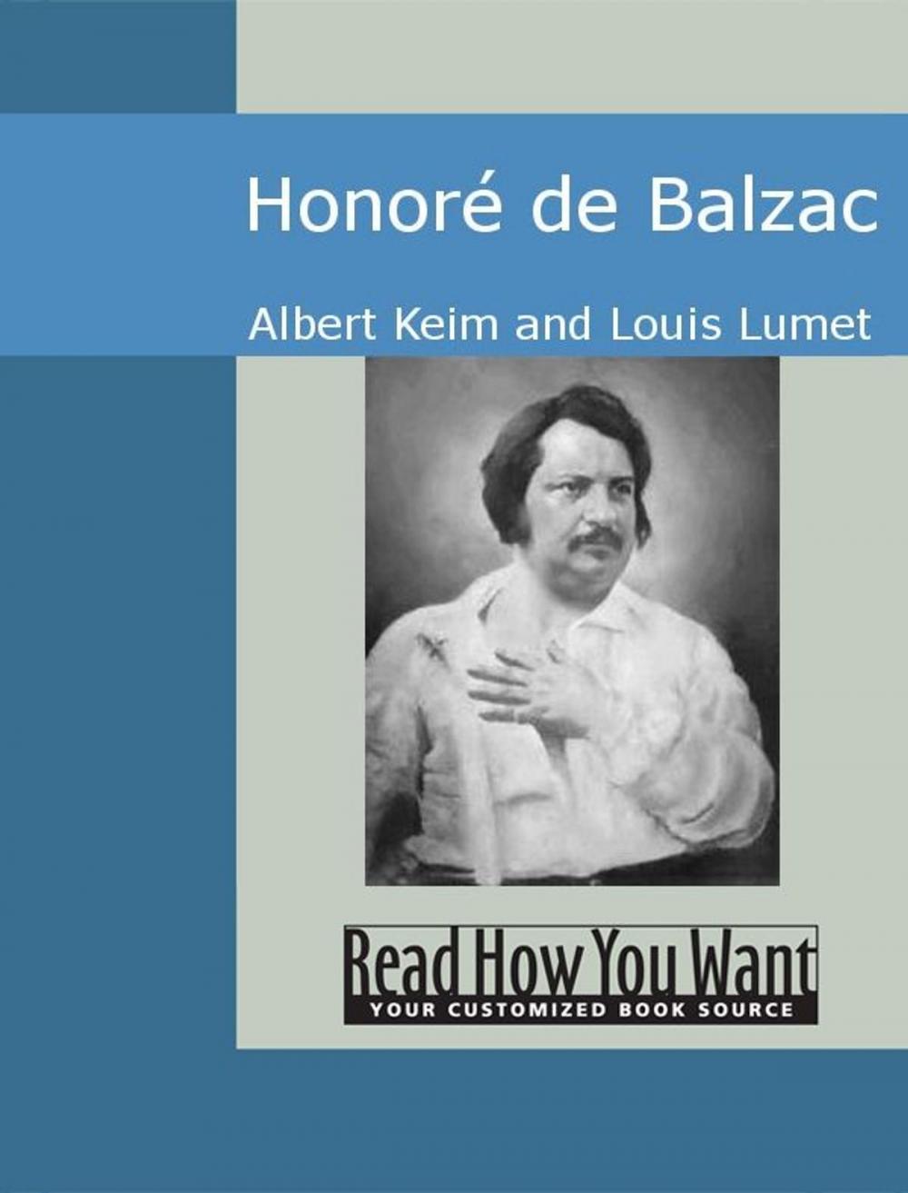 Big bigCover of Honoré De Balzac