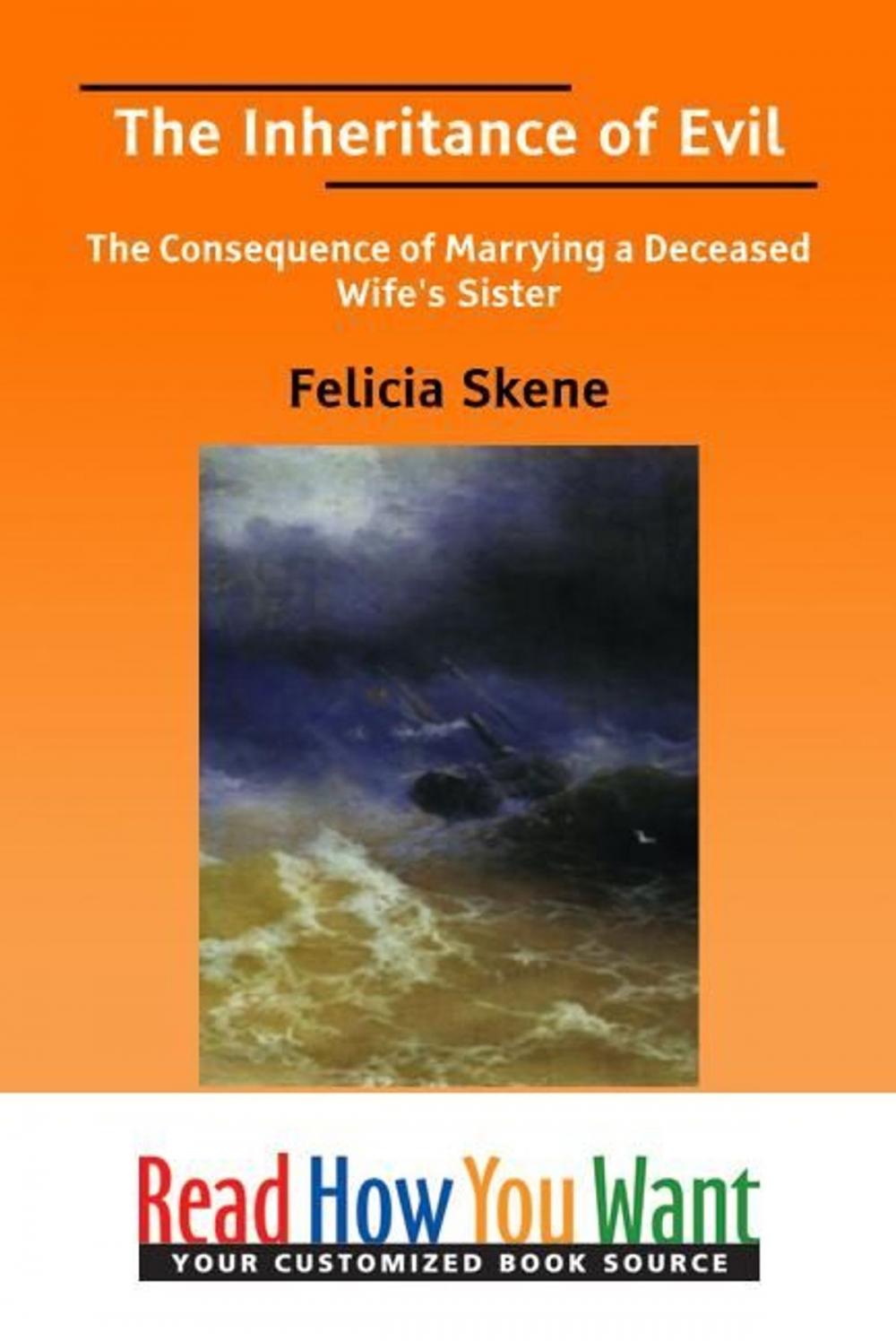 Big bigCover of The Inheritance Of Evil : The Consequence Of Marrying A Deceased Wife's Sister
