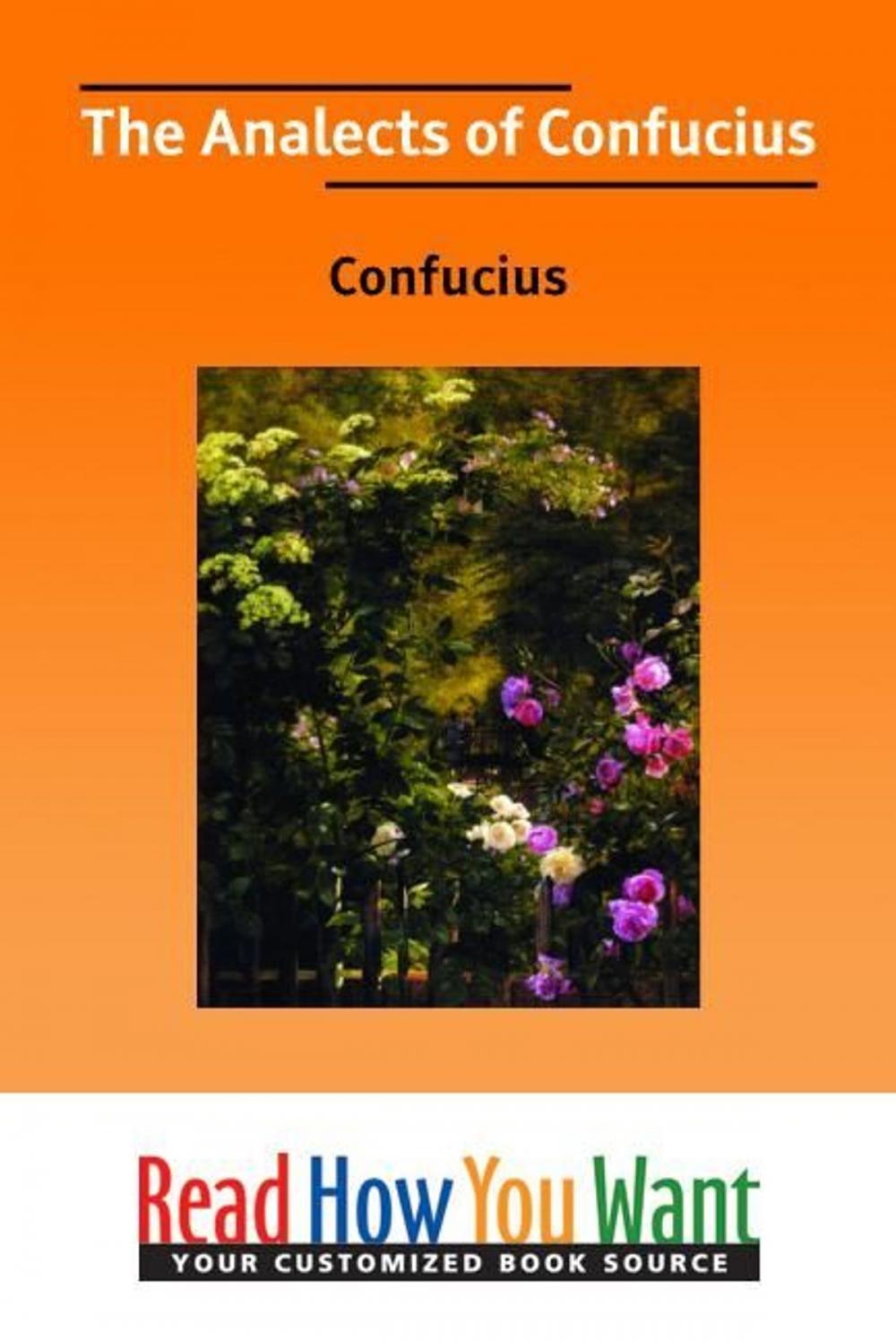 Big bigCover of The Analects Of Confucius