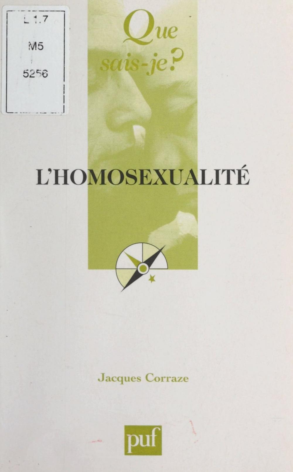 Big bigCover of L'homosexualité