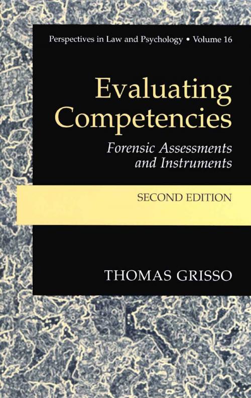 Cover of the book Evaluating Competencies by Thomas Grisso, Springer US