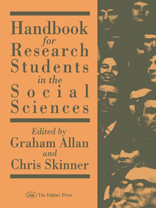 Cover of the book Handbk Research Stud Socl Sci by , Taylor and Francis