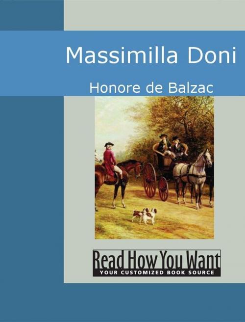 Cover of the book Massimilla Doni by Honore de Balzac, ReadHowYouWant