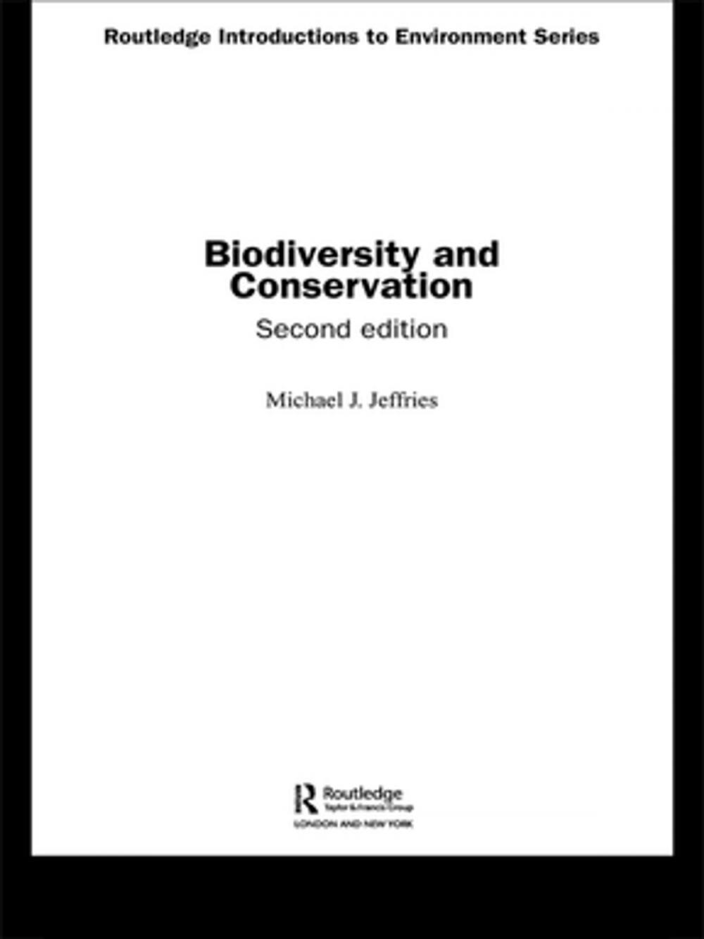 Big bigCover of Biodiversity and Conservation