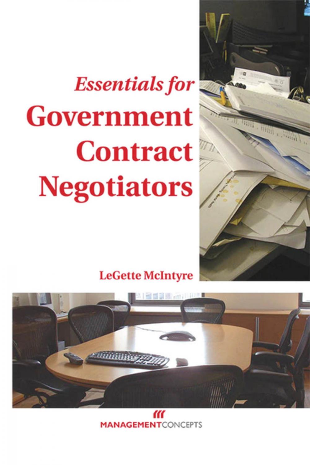 Big bigCover of Essentials for Government Contract Negotiators