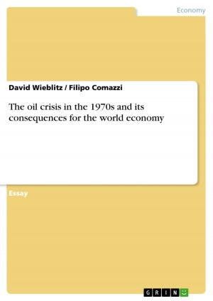Cover of the book The oil crisis in the 1970s and its consequences for the world economy by Andrea Fischer