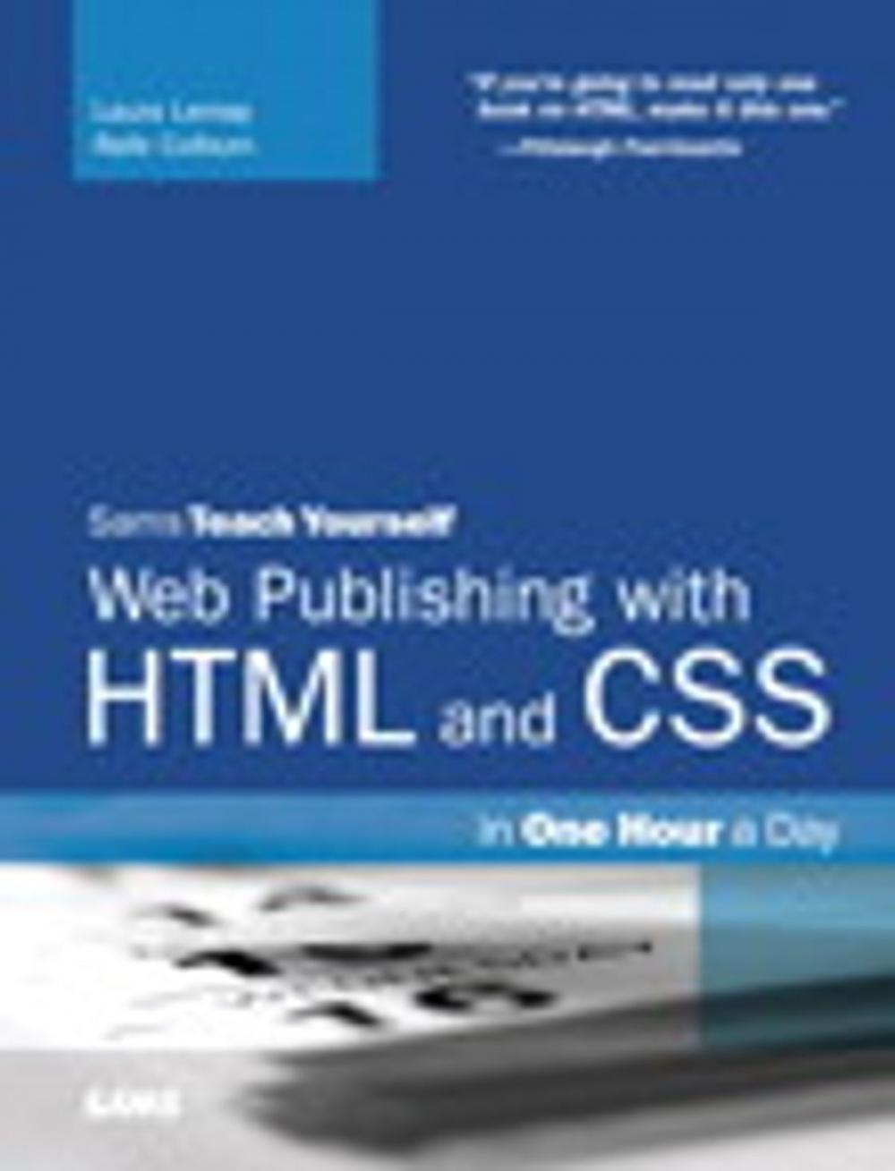 Big bigCover of Sams Teach Yourself Web Publishing with HTML and CSS in One Hour a Day