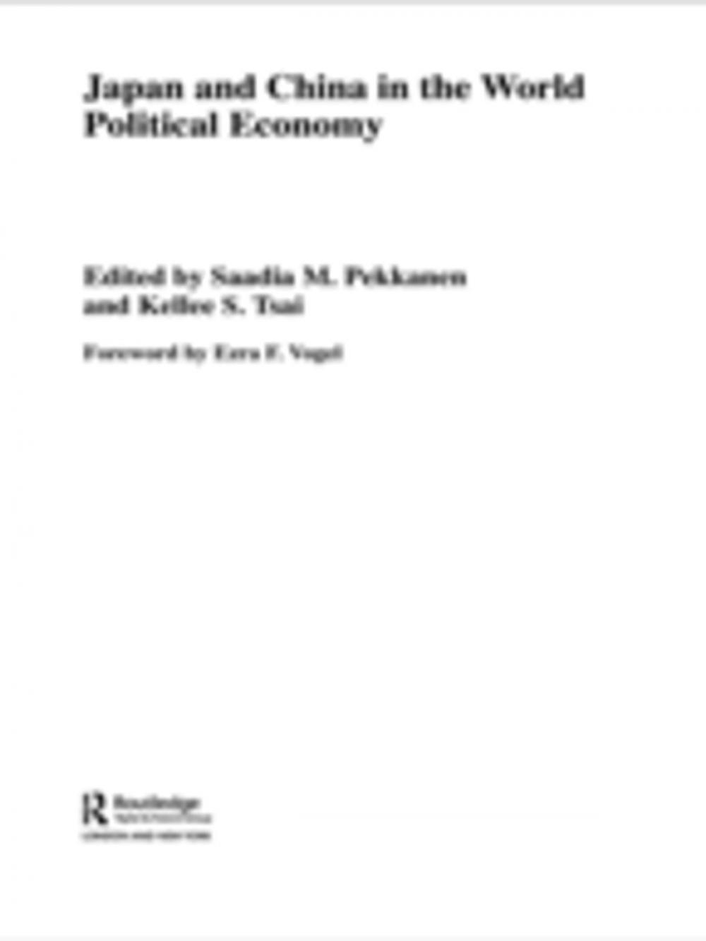 Big bigCover of Japan and China in the World Political Economy