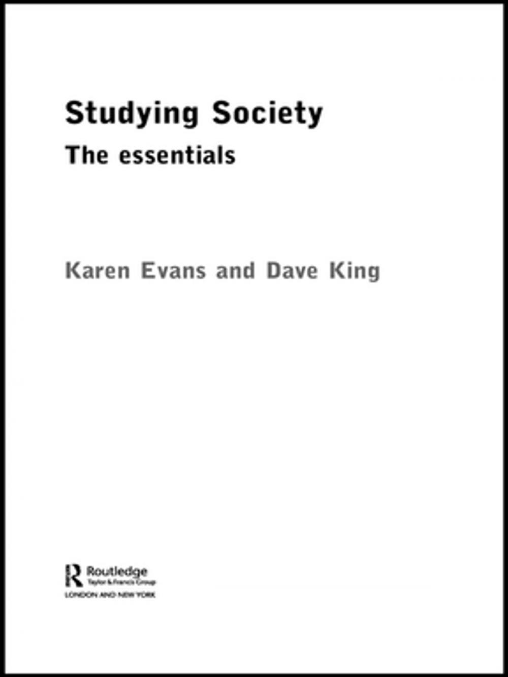 Big bigCover of Studying Society