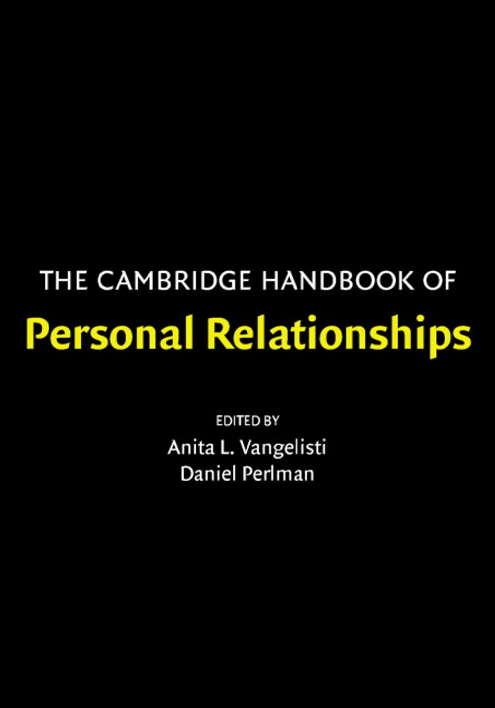 Big bigCover of The Cambridge Handbook of Personal Relationships