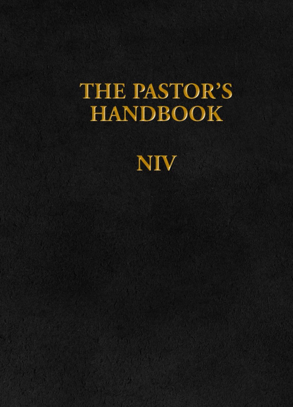 Big bigCover of The Pastor's Handbook NIV