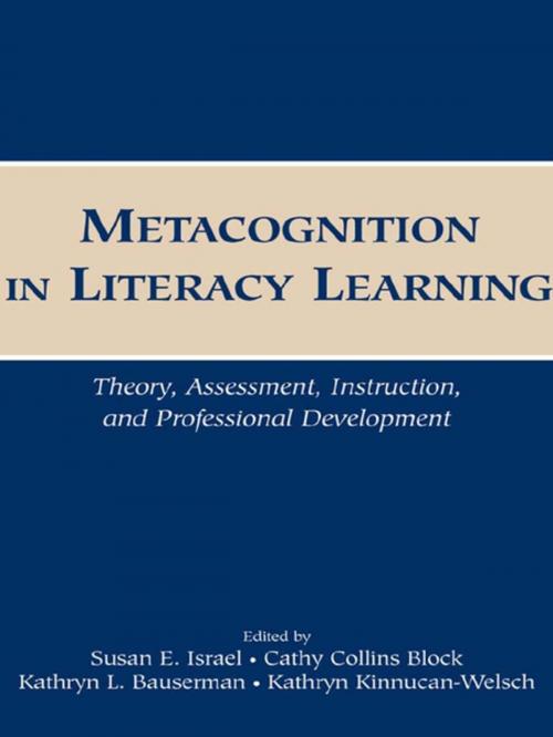 Cover of the book Metacognition in Literacy Learning by , Taylor and Francis