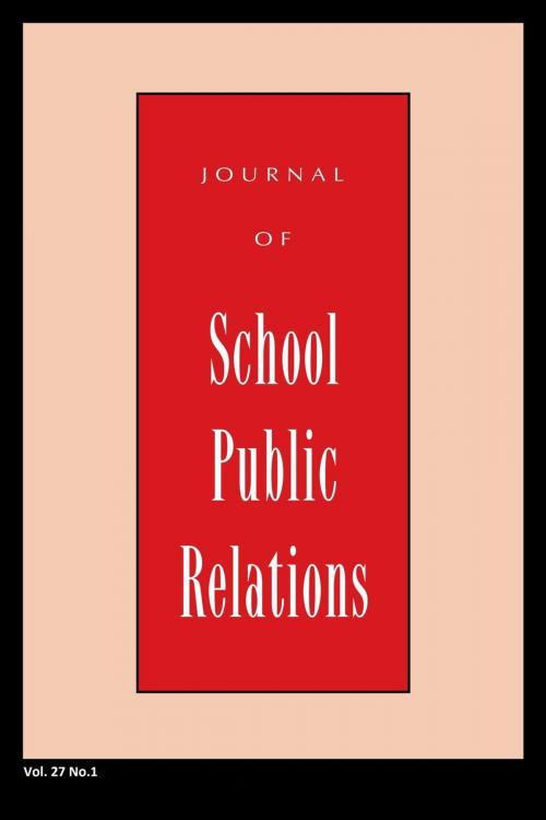 Cover of the book Jspr Vol 27-N1 by Journal of School Public Relations, Rowman & Littlefield Publishers