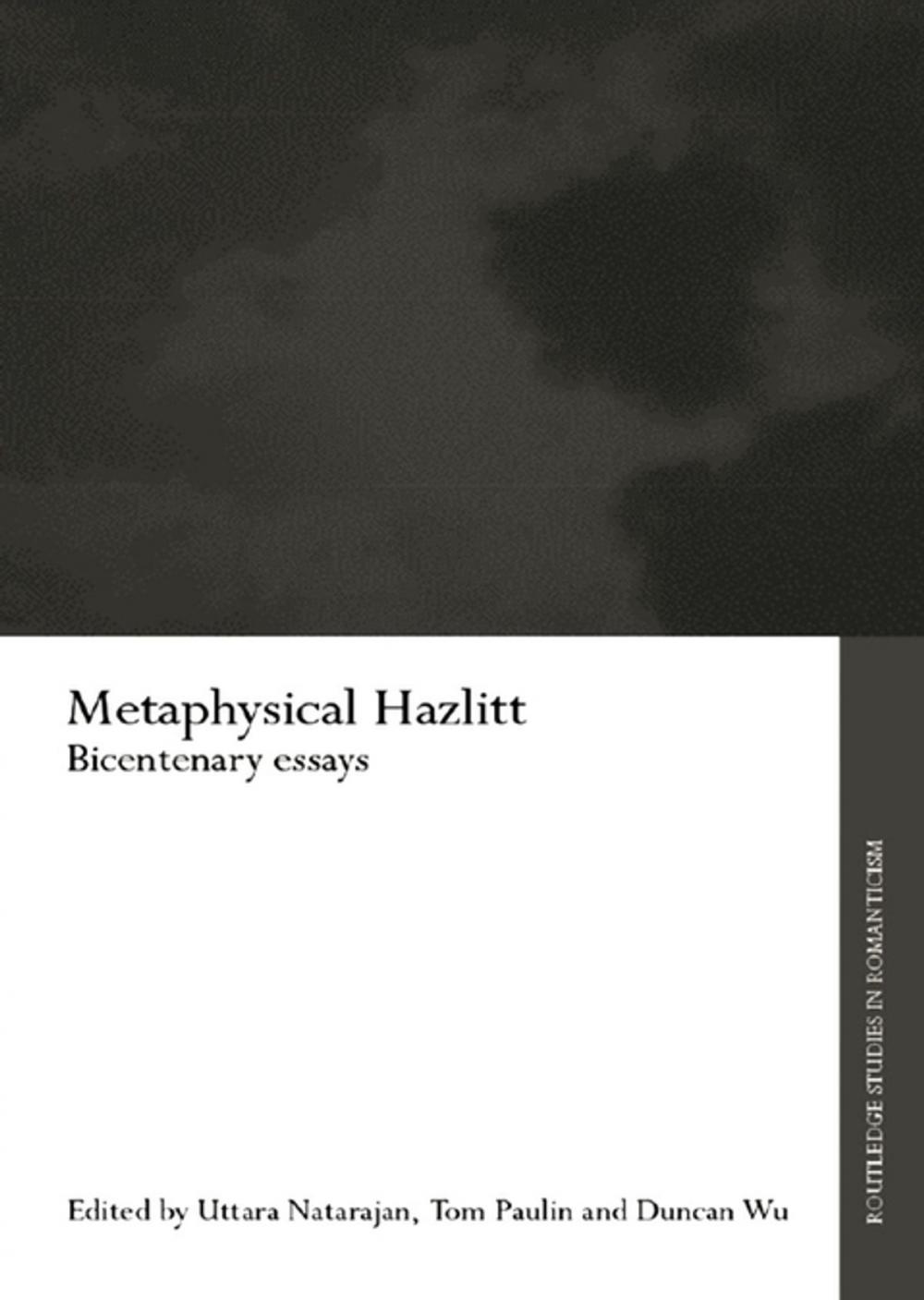 Big bigCover of Metaphysical Hazlitt