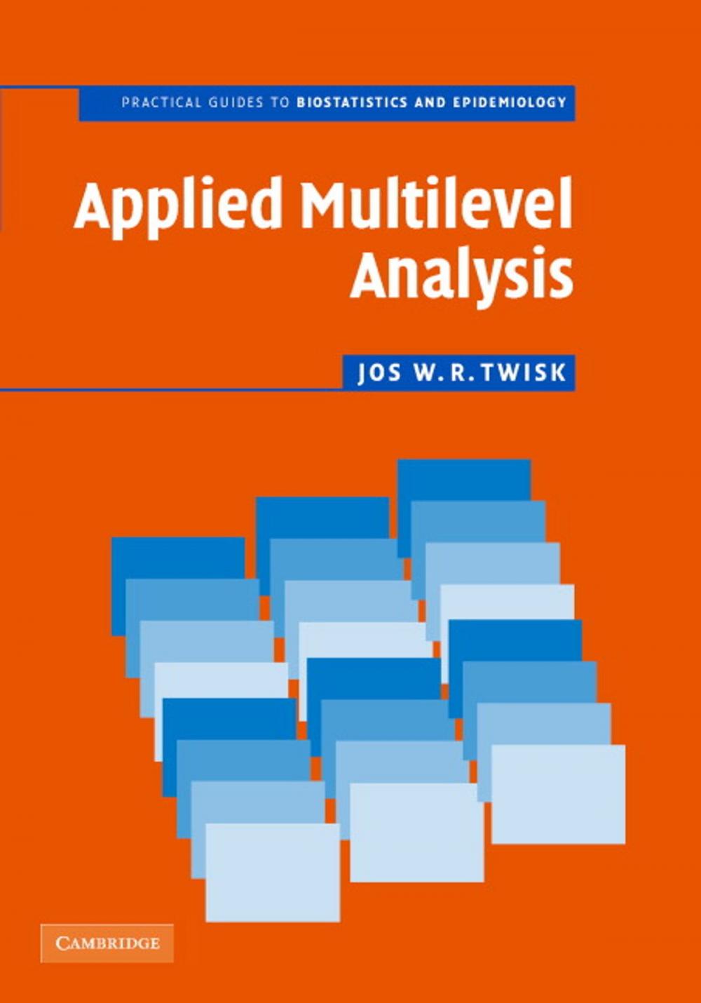 Big bigCover of Applied Multilevel Analysis