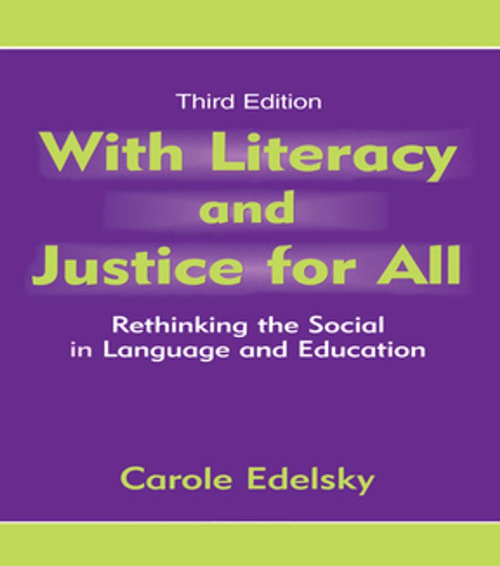 Big bigCover of With Literacy and Justice for All