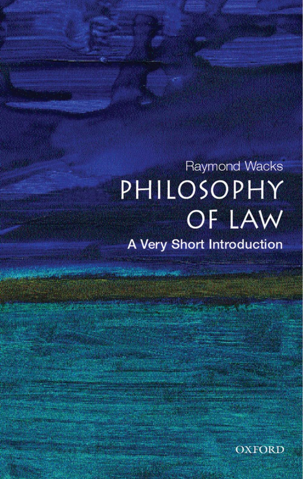 Big bigCover of Philosophy of Law: A Very Short Introduction