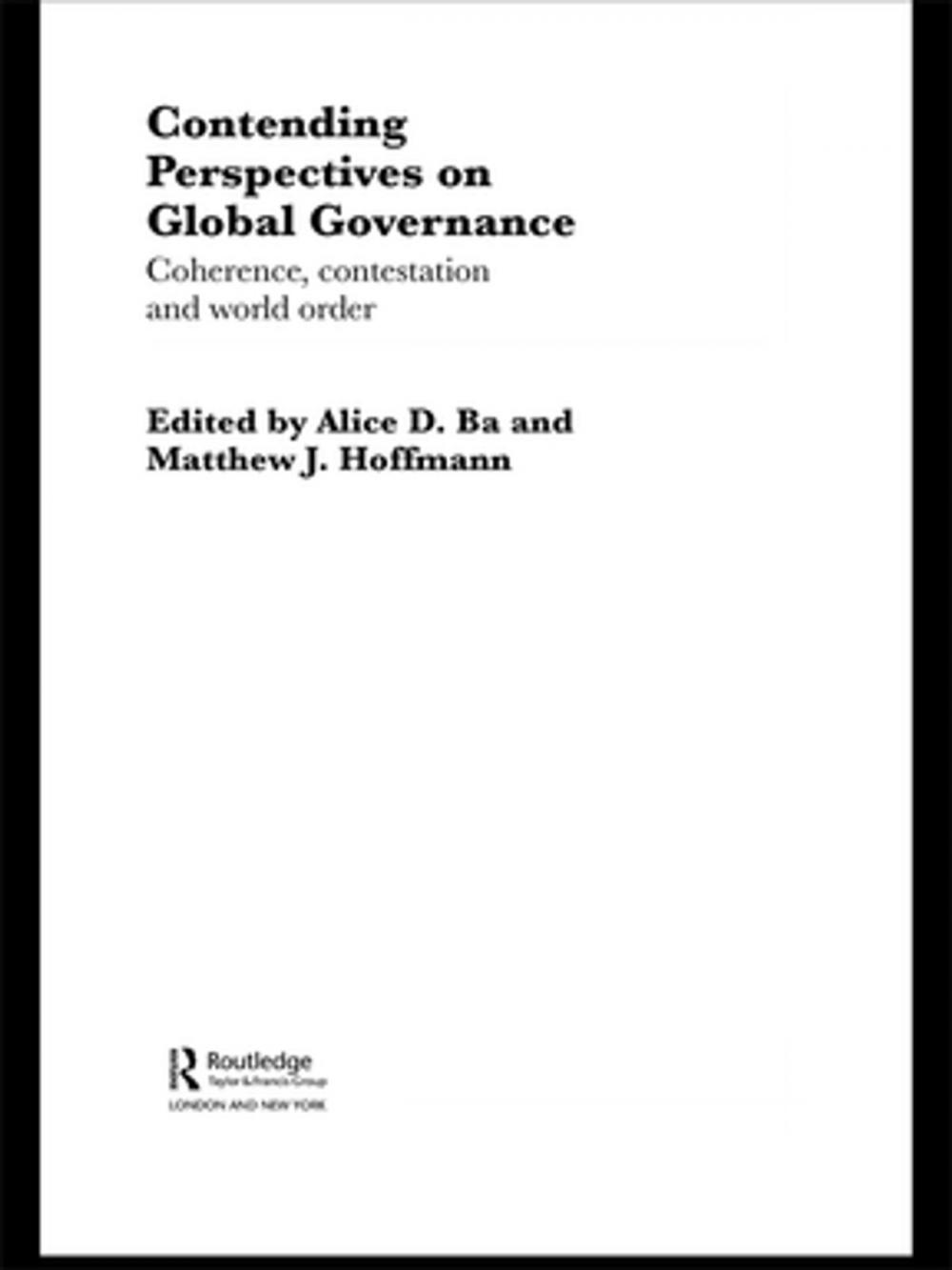 Big bigCover of Contending Perspectives on Global Governance