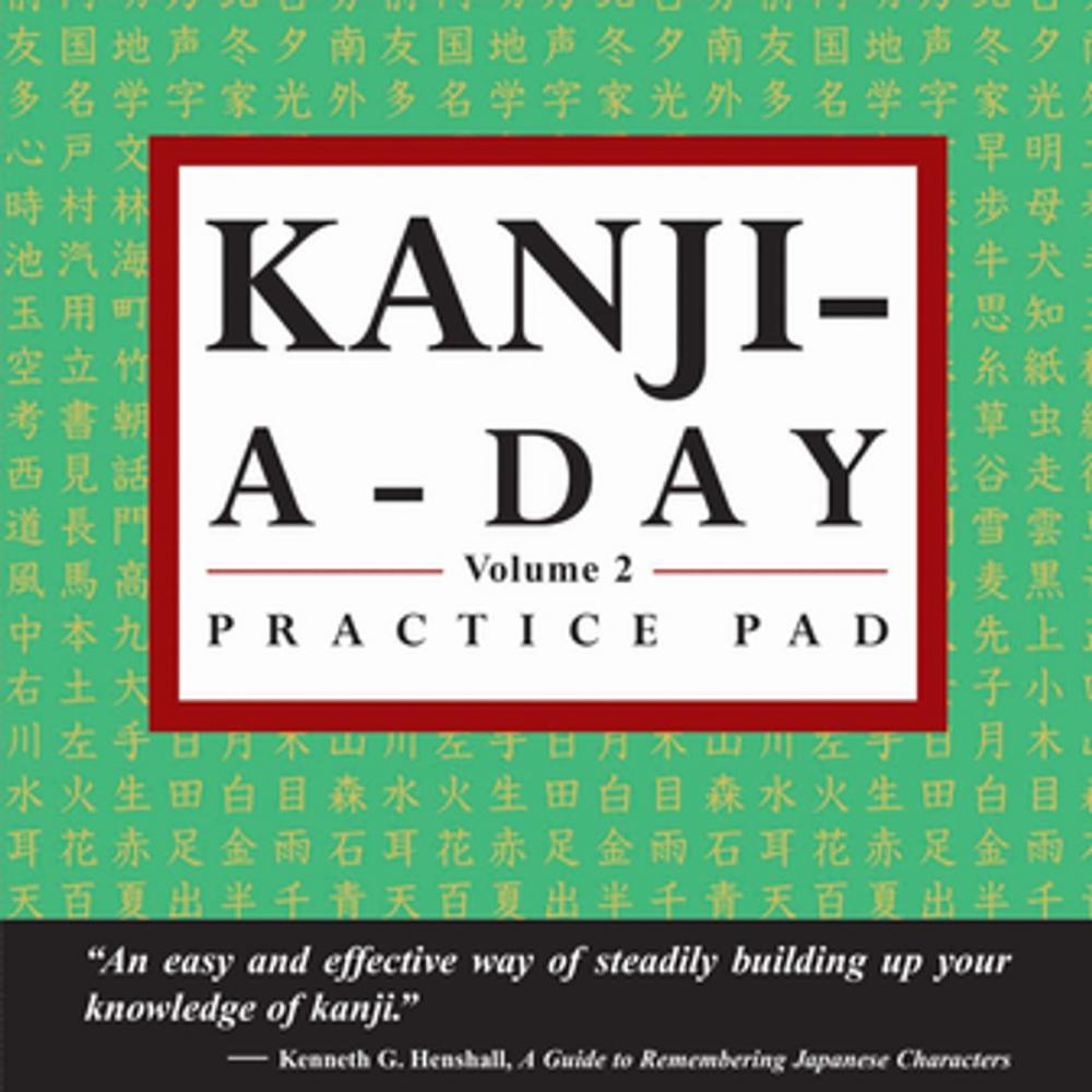 Big bigCover of Kanji a Day Practice Volume 2