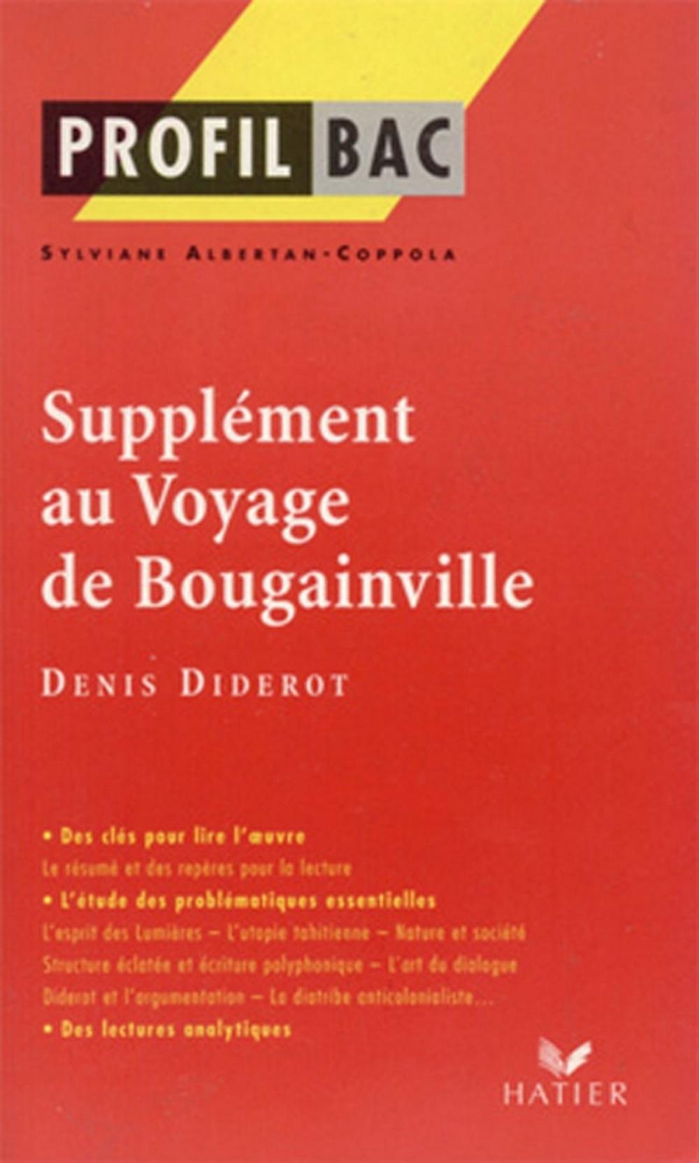 Big bigCover of Profil - Diderot : Supplément au voyage de Bougainville