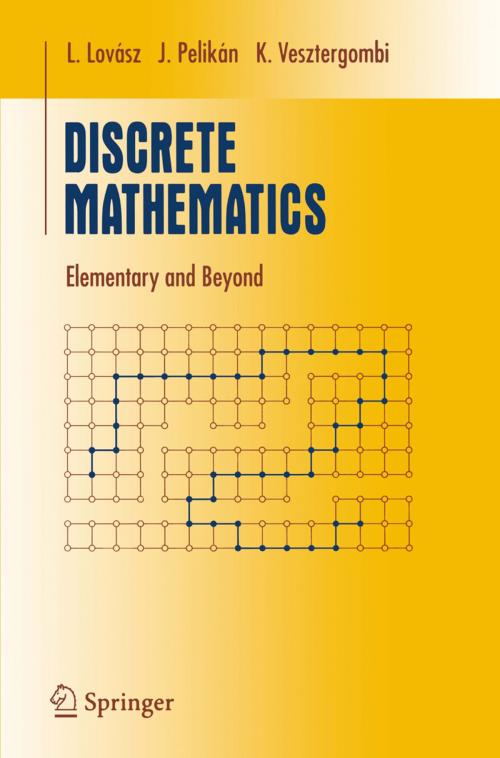 Cover of the book Discrete Mathematics by László Lovász, József Pelikán, Katalin Vesztergombi, Springer New York