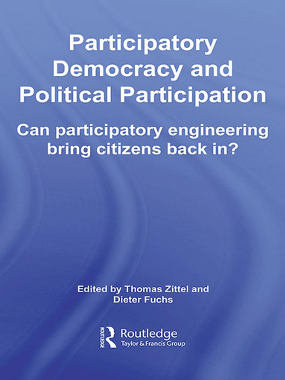 Big bigCover of Participatory Democracy and Political Participation