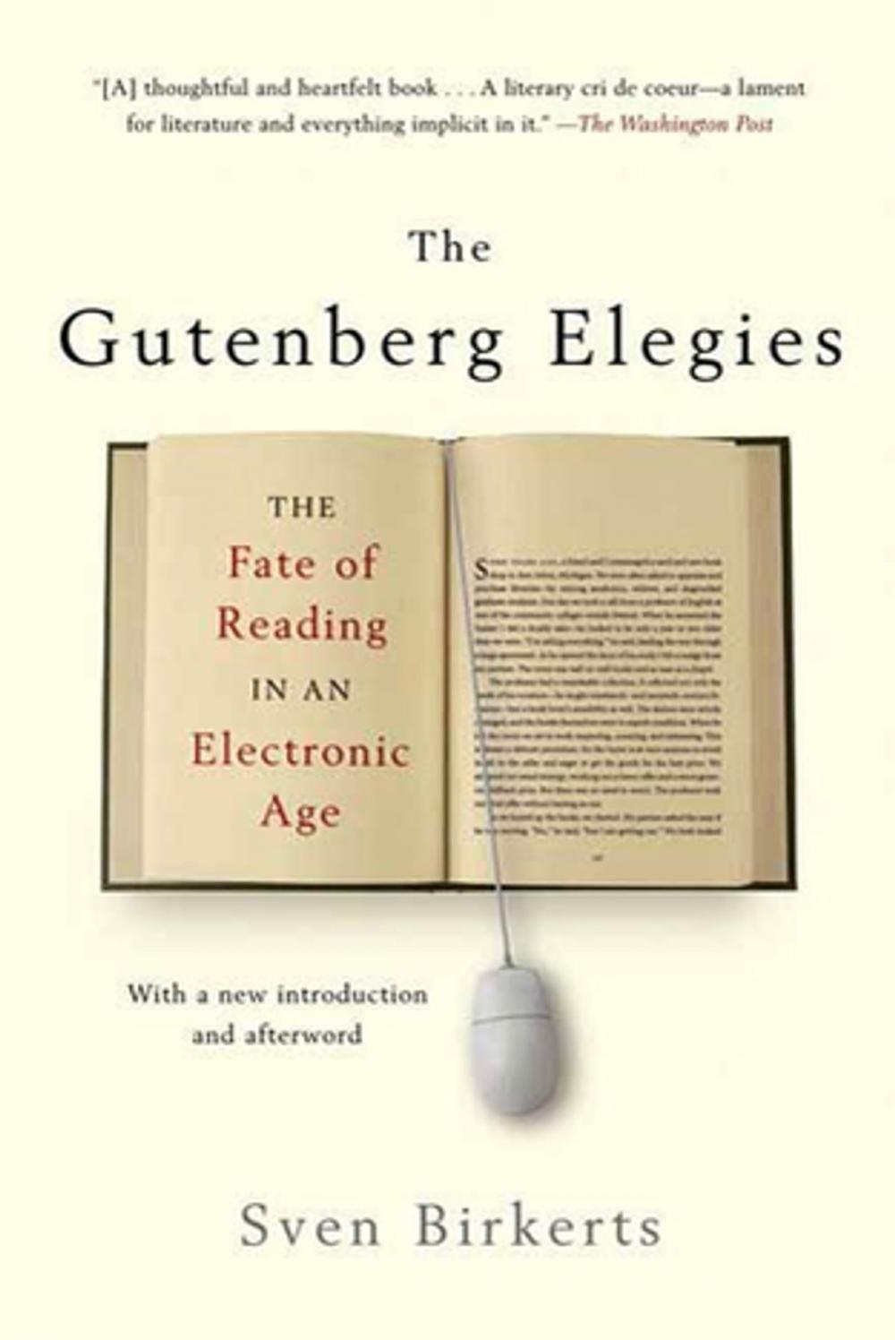 Big bigCover of The Gutenberg Elegies