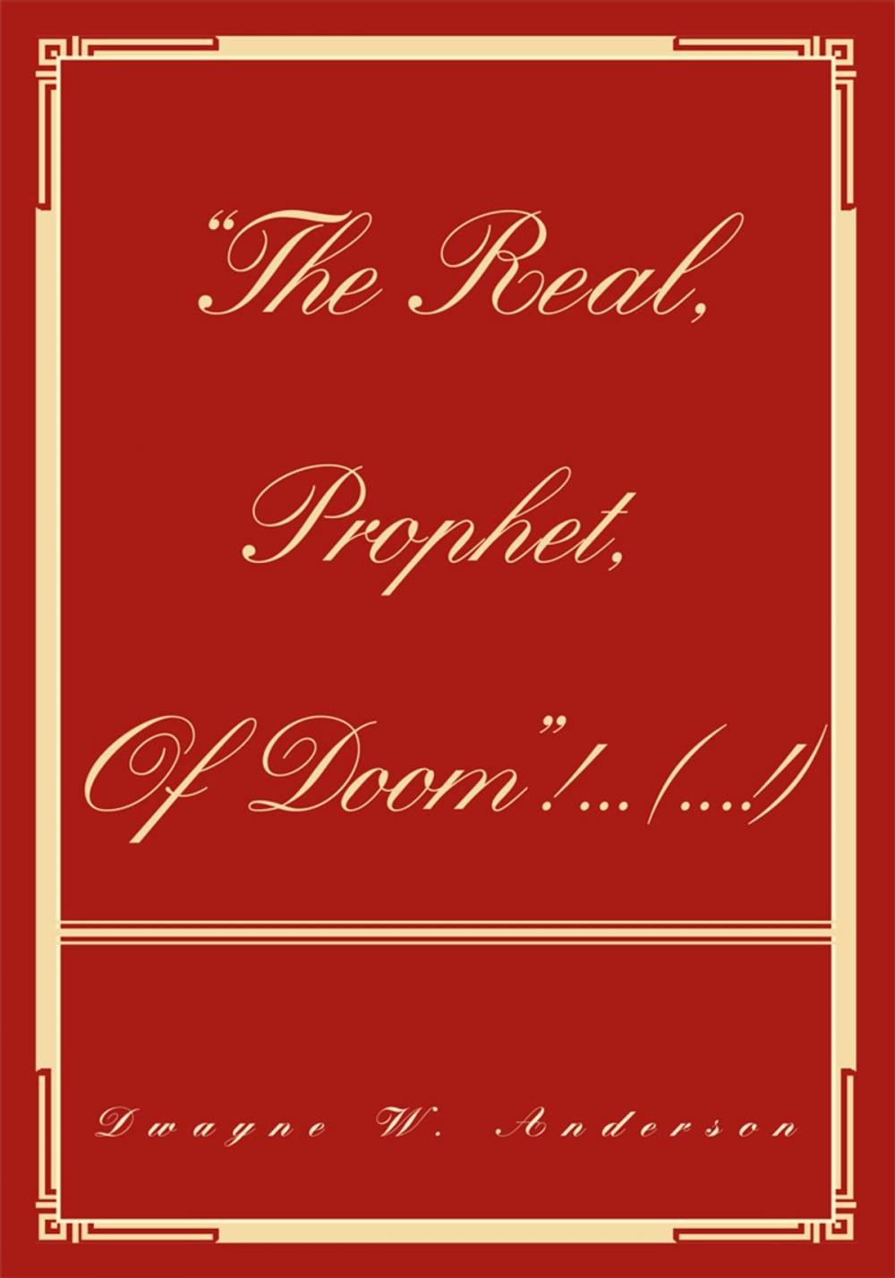 Big bigCover of "The Real, Prophet, of Doom"! ... (...!)