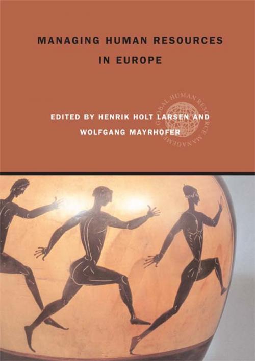 Cover of the book Managing Human Resources in Europe by , Taylor and Francis