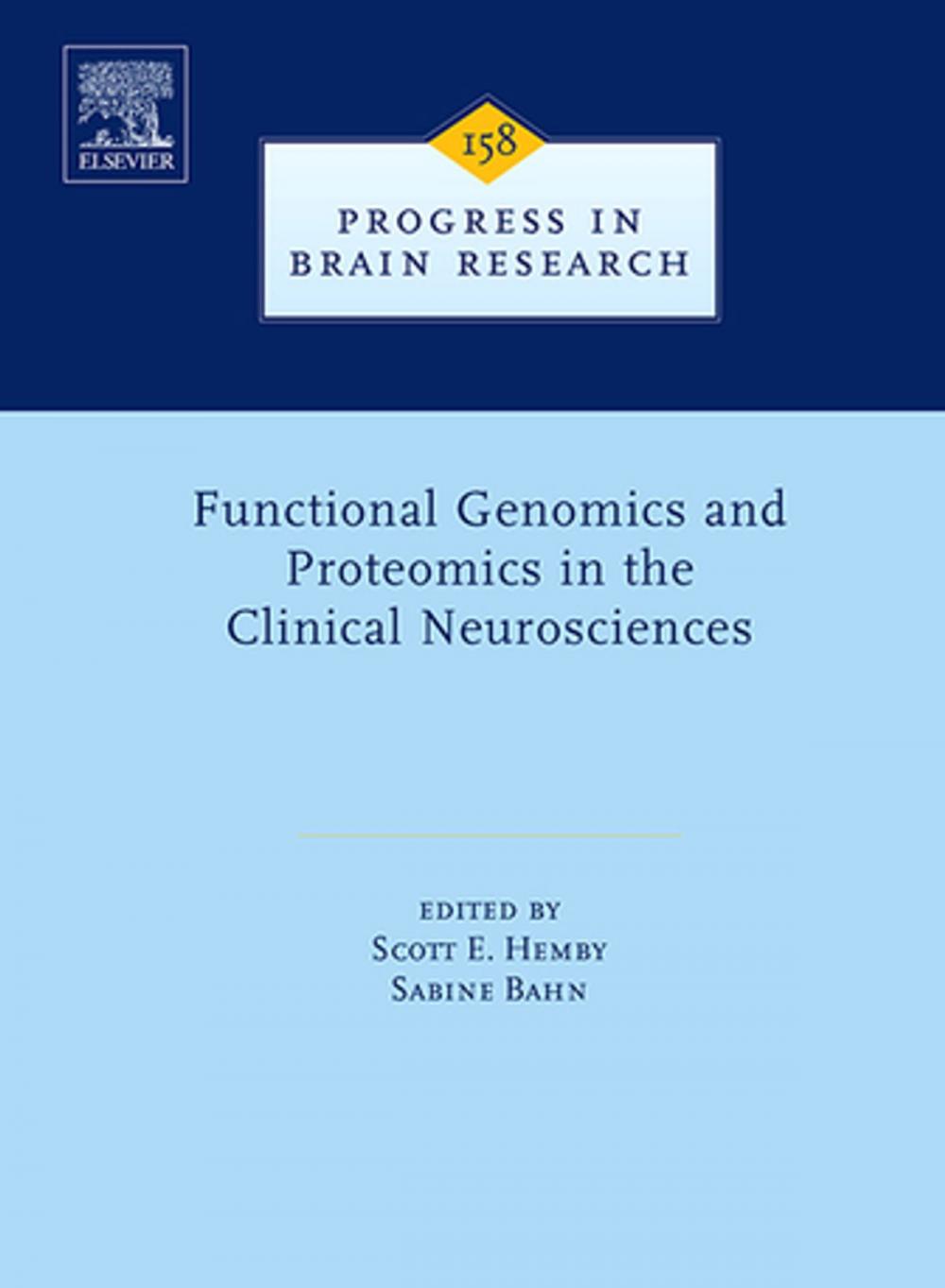 Big bigCover of Functional Genomics and Proteomics in the Clinical Neurosciences