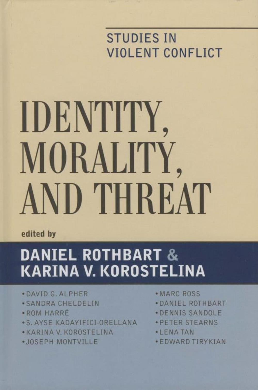 Big bigCover of Identity, Morality, and Threat