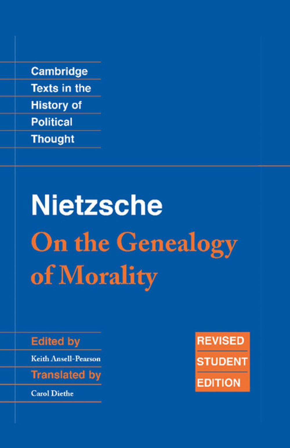 Big bigCover of Nietzsche: 'On the Genealogy of Morality' and Other Writings Student Edition