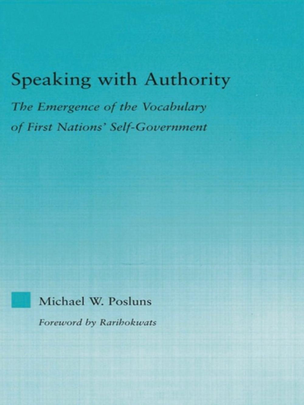 Big bigCover of Speaking with Authority