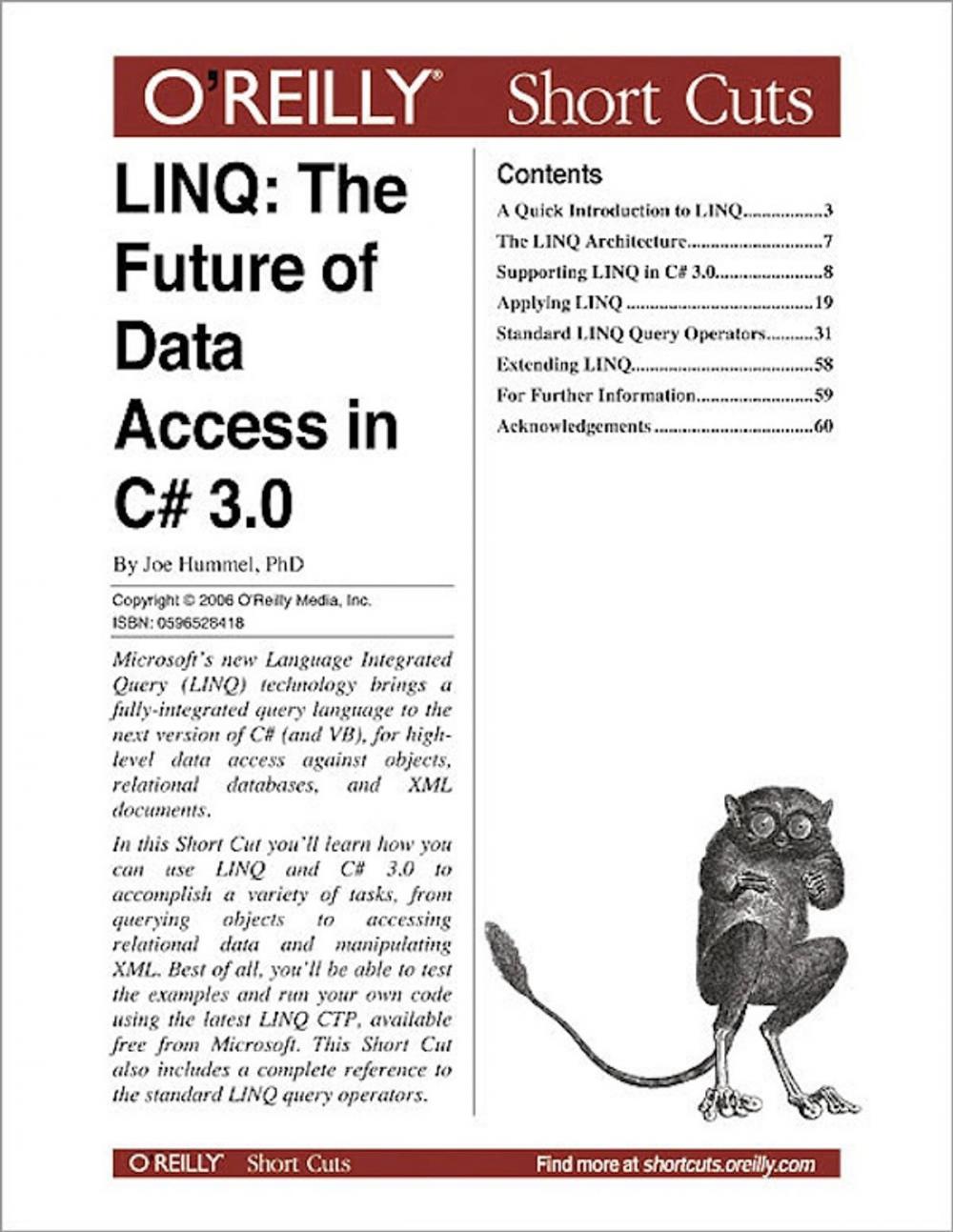 Big bigCover of LINQ: The Future of Data Access in C# 3.0