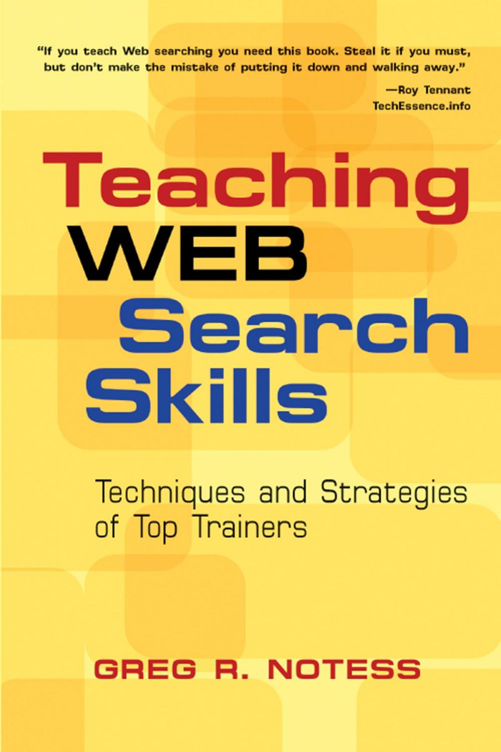 Big bigCover of Teaching Web Search Skills