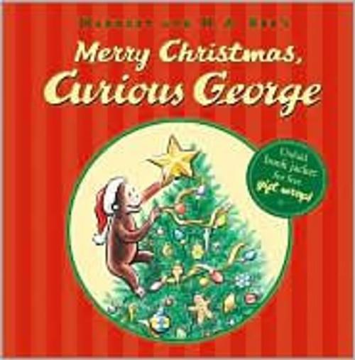 Cover of the book Merry Christmas, Curious George by Cathy Hapka, H. A. Rey, Houghton Mifflin Harcourt