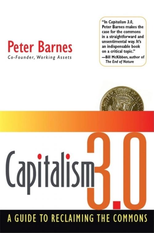 Cover of the book Capitalism 3.0 by Peter Barnes, Berrett-Koehler Publishers