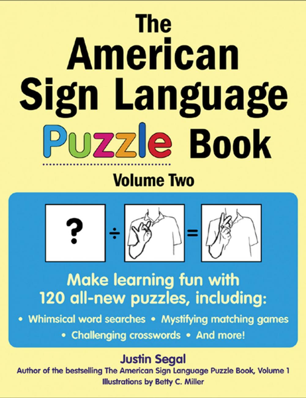 Big bigCover of The American Sign Language Puzzle Book Volume 2