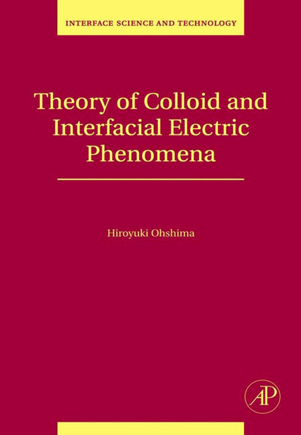 Big bigCover of Theory of Colloid and Interfacial Electric Phenomena