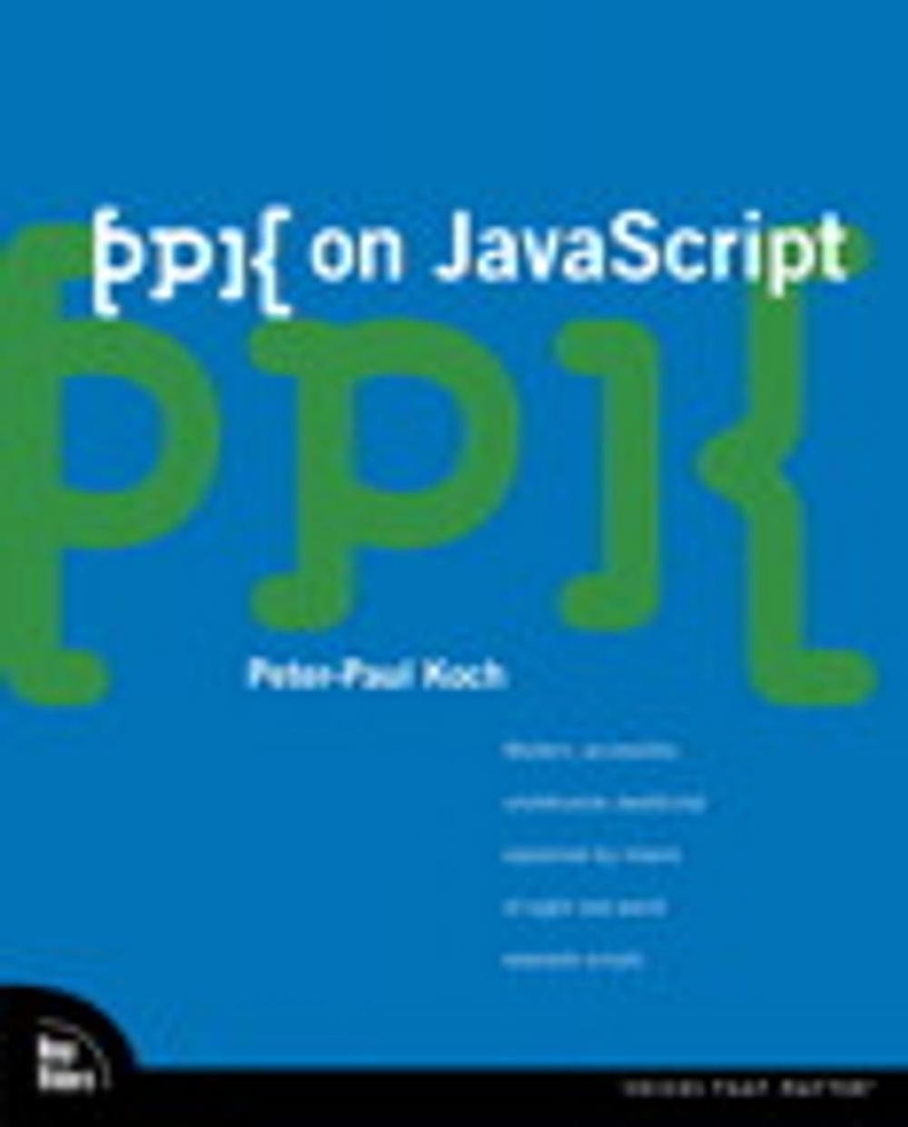 Big bigCover of ppk on JavaScript