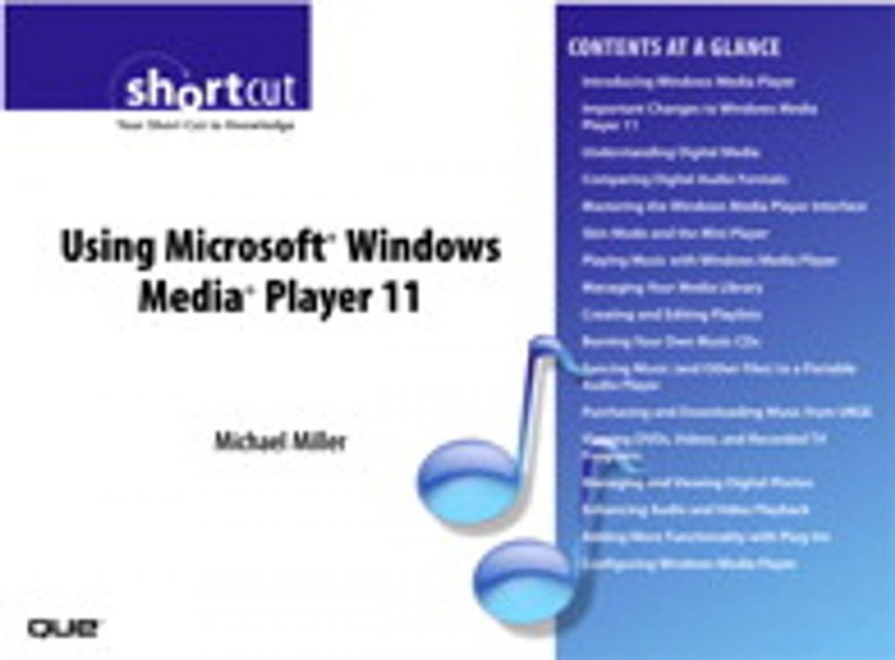Big bigCover of Using Microsoft Windows Media Player 11 (Digital Short Cut)