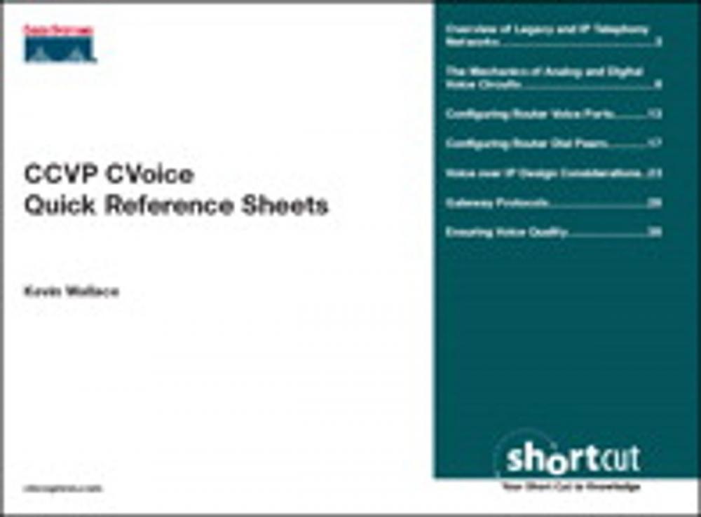 Big bigCover of CCVP CVoice Quick Reference Sheets